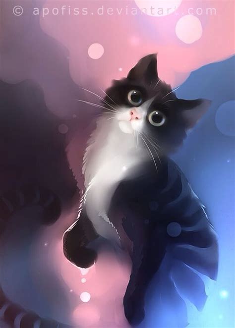 Apofiss Cat Art Cat Drawing Cat Background