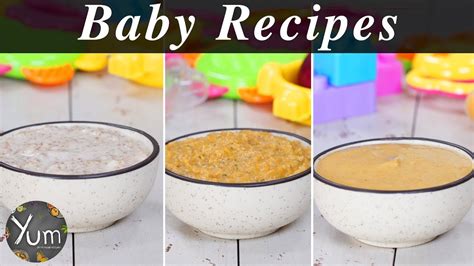 3 Homemade 9 12 Months Baby Food Recipes 👶 Youtube