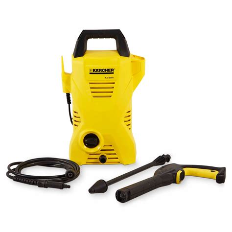 The vario spray wand allows for quick adjustment between low and high pressure without the need to switch nozzles. Karcher K2 Basic Pressure Washer | Departments | DIY at B&Q