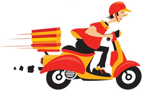 Food Delivery Scooter Png Isolated Hd Pictures Png Mart