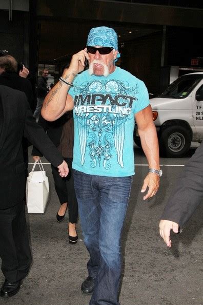 Hulk Hogan Arrives For The Today Show Zimbio