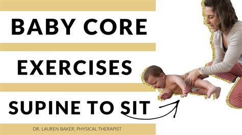 Core Strength Exercise For Babies Teach A Baby To Sit Up On Their Own