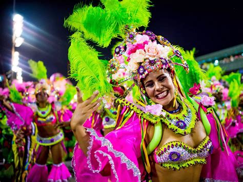 Rio De Janeiro Brazil Hosts The Biggest Carnival In The World With