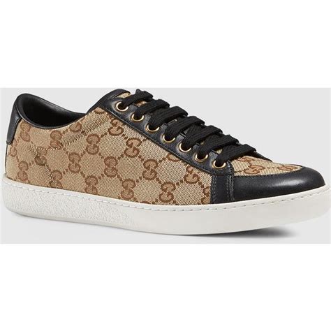 Gucci Brooklyn Original Gg Canvas Lace Up Sneaker Lace Up Shoes