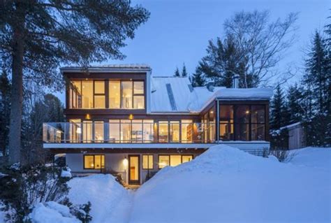 Beautiful Modern House Designs In Snow Country