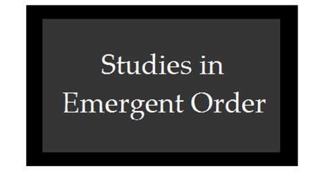 On The Comparative Performance Of Spontaneous Orders Mercatus Center