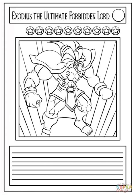Yu Gi Oh Card Coloring Page Free Printable Coloring Pages 69540 Hot