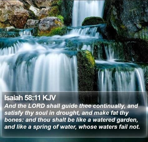 Isaiah KJV And The LORD Shall Guide Thee Continually And Satisfy Thy