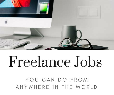 8 Freelance Jobs You Can Do From Anywhere In The World Write Freelance