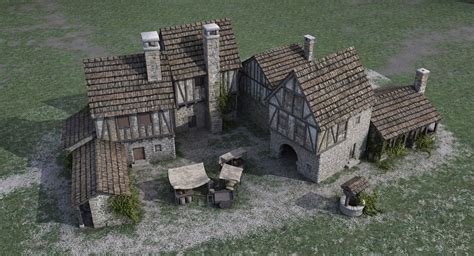 7 Best Of Medieval Village 3d Model Free Georgia Mockup