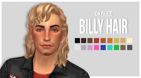 Billy Hair“did Someone Say Mullet ” Info “ Should Be Bgc Hat Compatible All 18 Ea Colours