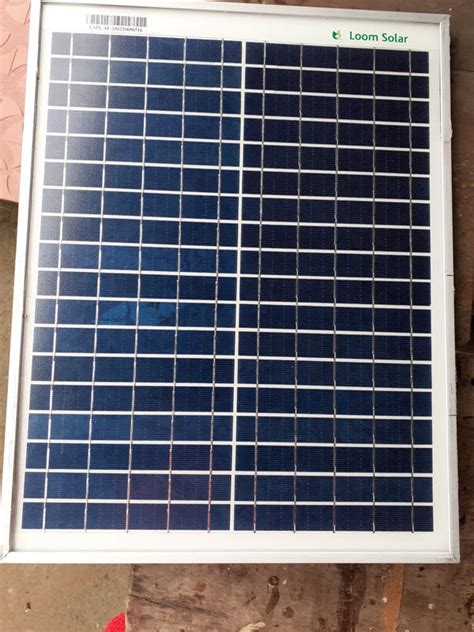 Loom 20 Watt Solar Panel Mini Solar Panel For Small Battery Charging