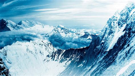에베레스트 산 Hd 배경 화면 Wallpaperbetter
