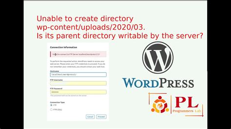 Unable To Create Directory Wp Contentuploads202003 Is Its Parent