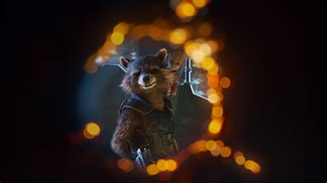 4k Marvel Rocket Raccoon Wallpaper Hd 41339 Baltana