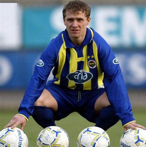 Main > players > rebrov sergey. Sergiy Rebrov posing in "Stripes" after signing for ...