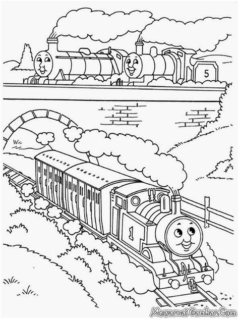 Maret 13 2019 bangyus com 0 comment film anak kartun thomas. Mewarnai Gmabar Kereta Api (Thomas&Friends) - Mewarnai Gambar