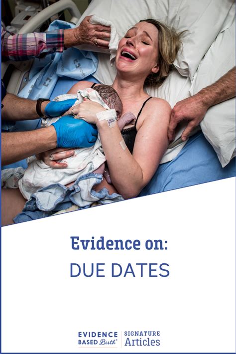 Evidence On Due Dates Evidence Based Birth