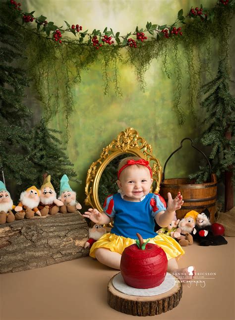 Snow White Theme Cake Smash Disney Princess Baby Snow