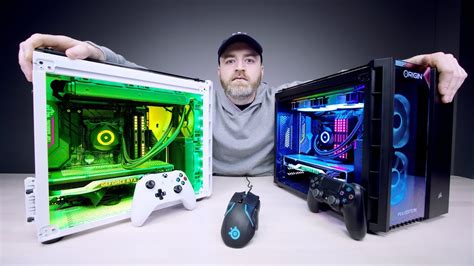 Gaming Pc With Built In Console V2 Xbox Or Playstation Youtube