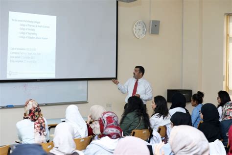 College Of Pharmacy Holds Student Assembly Pharmacy College In Uae