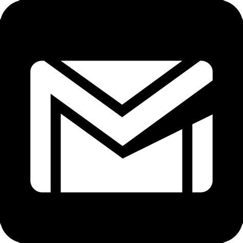 Gmail Icon Black And White 286707 Free Icons Library