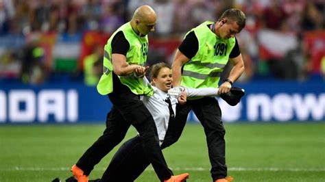 Russian Punk Band Pussy Riot Claims On Field Protest At World Cup Final