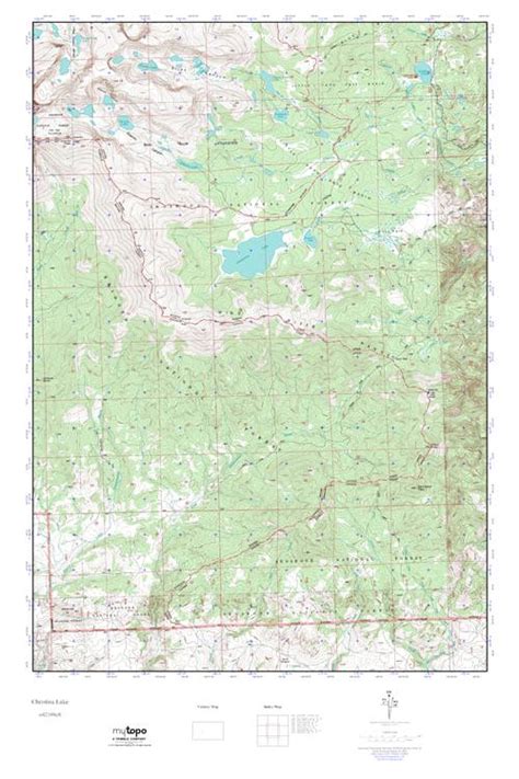 Mytopo Christina Lake Wyoming Usgs Quad Topo Map