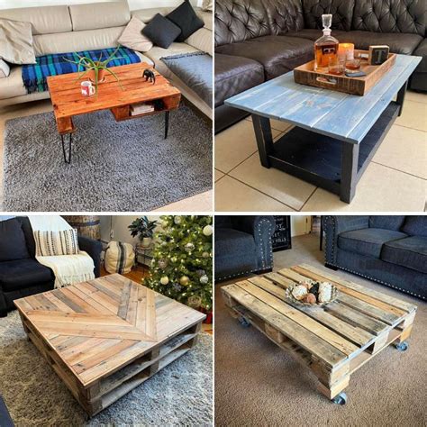 40 Diy Wooden Pallet Coffee Table Ideas Blitsy