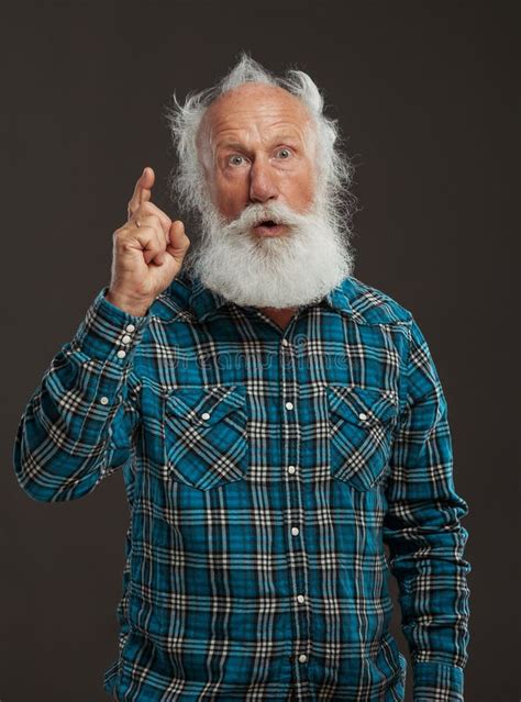 old man with a long beard with big smile stock image image of good happiness 44492097