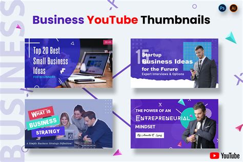 Business Youtube Thumbnails Graphic By 3djagan · Creative Fabrica