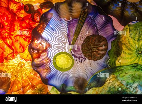 Colourful Chihuly Glass On Display At The Oklahoma City Museum Of Art
