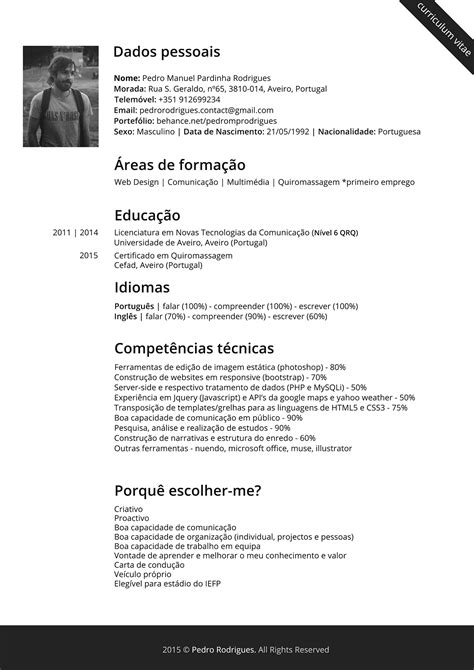 Curriculum Vitae On Behance