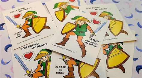 Legend Of Zelda Ii Link Valentines Day Sticker Etsy