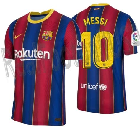 Nike Lionel Messi Fc Barcelona Authentic Vapor Match Home Jersey 2020