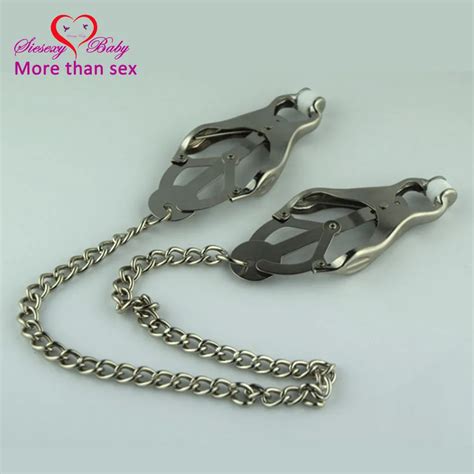 Woman Sexy Nipple Clamps Bdsm Fetish Erotic Toys Sex Games Toy Tools