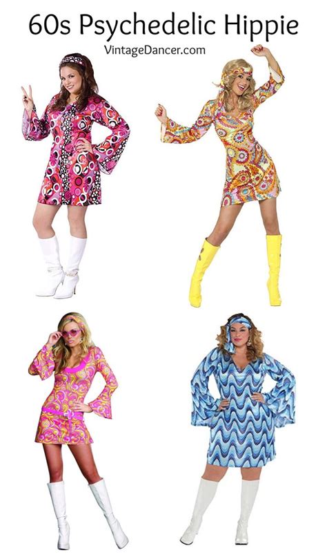1960s Outfit Ideas Mod Hippie Casual Housewife Party Go Go Dancer