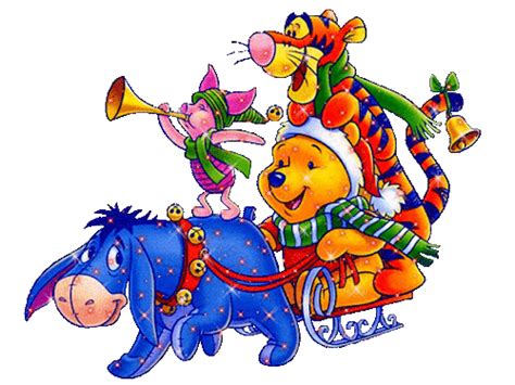 Winnie the Pooh & Friends!! (x) | Christmas cartoon characters, Winnie