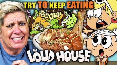 The Loud House Try To Keep Eating Challenge Cabbage Casserole Sock Cheese Maple Syrup