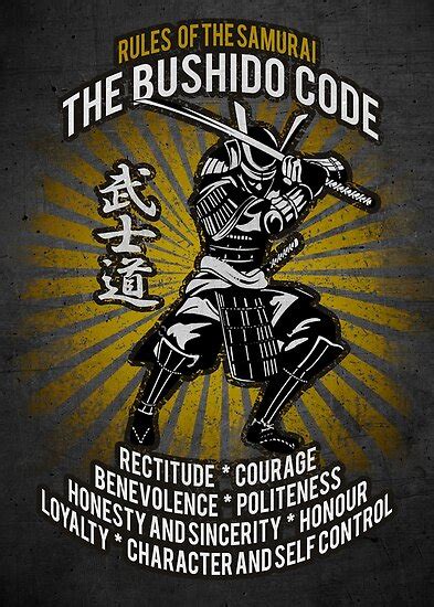 24,894 likes · 18 talking about this. "Samurai Bushido Code" Posters by MDAM | Redbubble