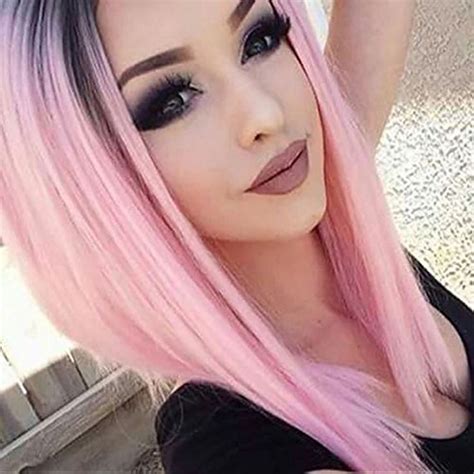 Straight Bob Hair Pink Hair Hair Color Pink Long Hair Styles Hair