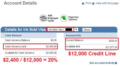 How to cash advance in credit card. Chase Ink Bold Business Card now Shows Credit Line and ...