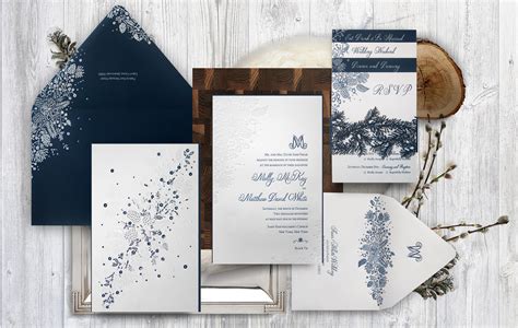 Winter Wonderland Wedding Invitations