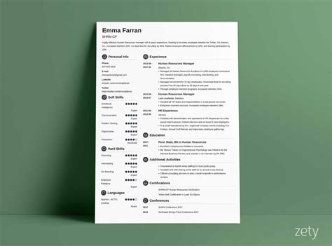 15 Clean Minimalist Resume Templates Sleek Design