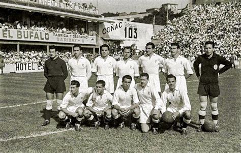 Real Madrid Team Group In 1949 Real Madrid Equipo Real Madrid
