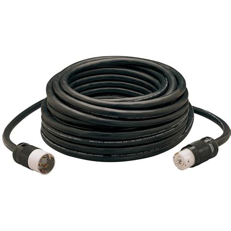 Coleman Cable 50 Amp Twist Lock Generator Extension Cord 100 Foot