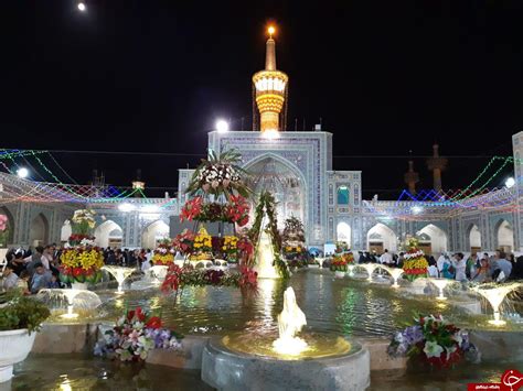 حرم الشامسي | أم سلطان |. حال و هوای حرم رضوی در شب میلاد امام رضا (ع) + فیلم و تصاویر