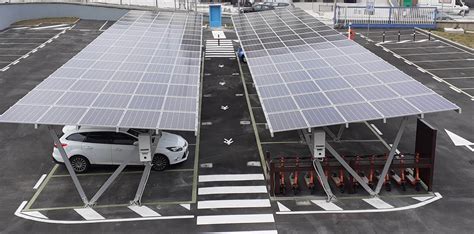 Solar Carport With Evcs Meissa Reeve