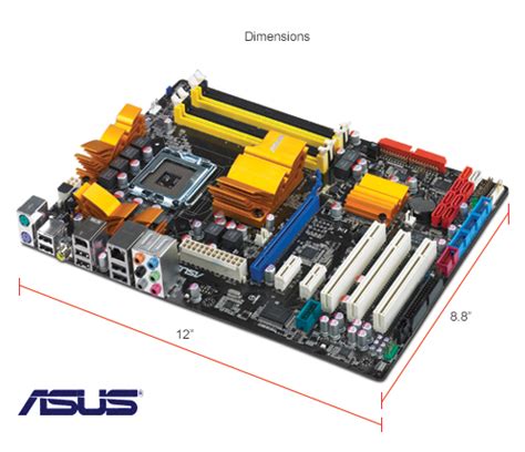 Asus P5q Motherboard Intel P45 Socket 775 Atx Audio