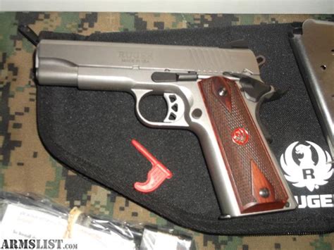 Armslist For Saletrade Ruger 1911 Commander Stainless 45 Acp
